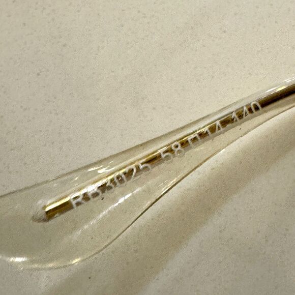 Ray-Ban Classic Aviator Gold Frame Sunglasses - New with Case - Picture 8 of 8